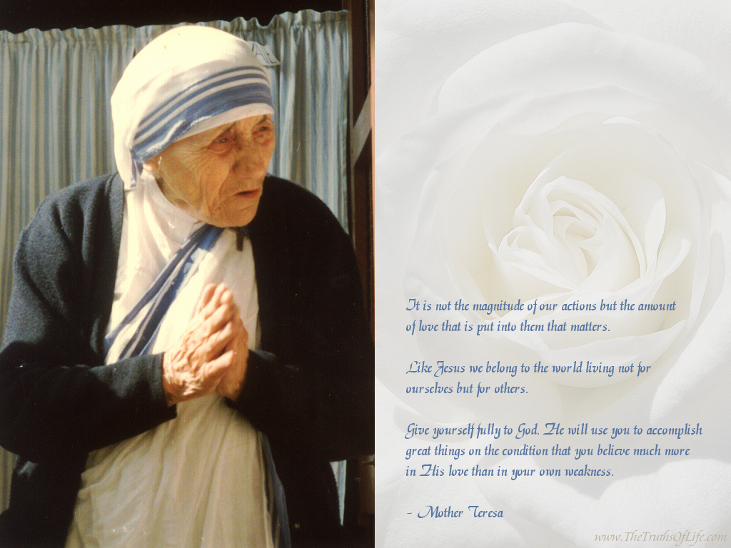 Mother Teresa Wallpaper, Art Print, Poster, Desktop Backgrounds